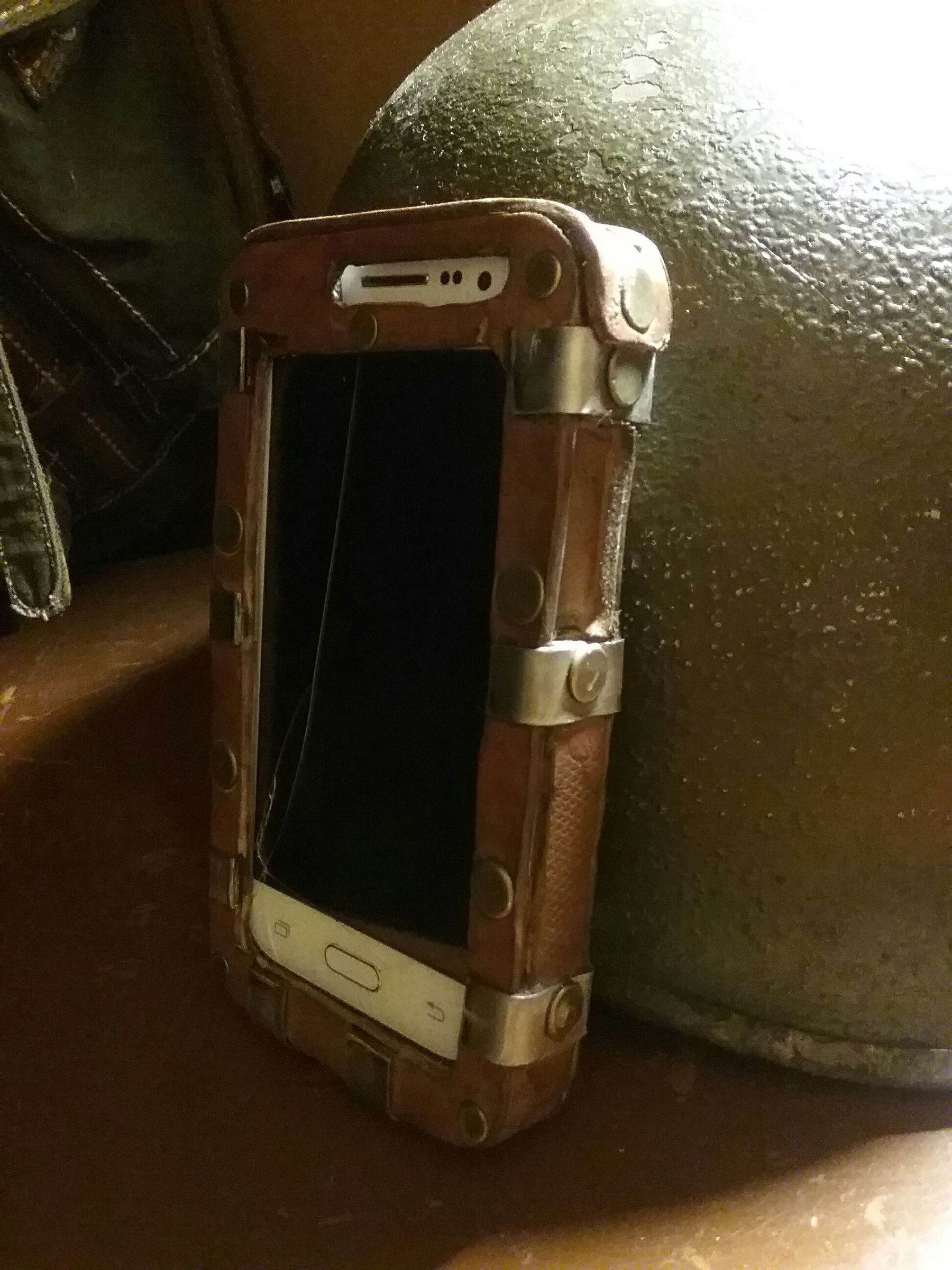 Samsung S3 Steel and Leather Case