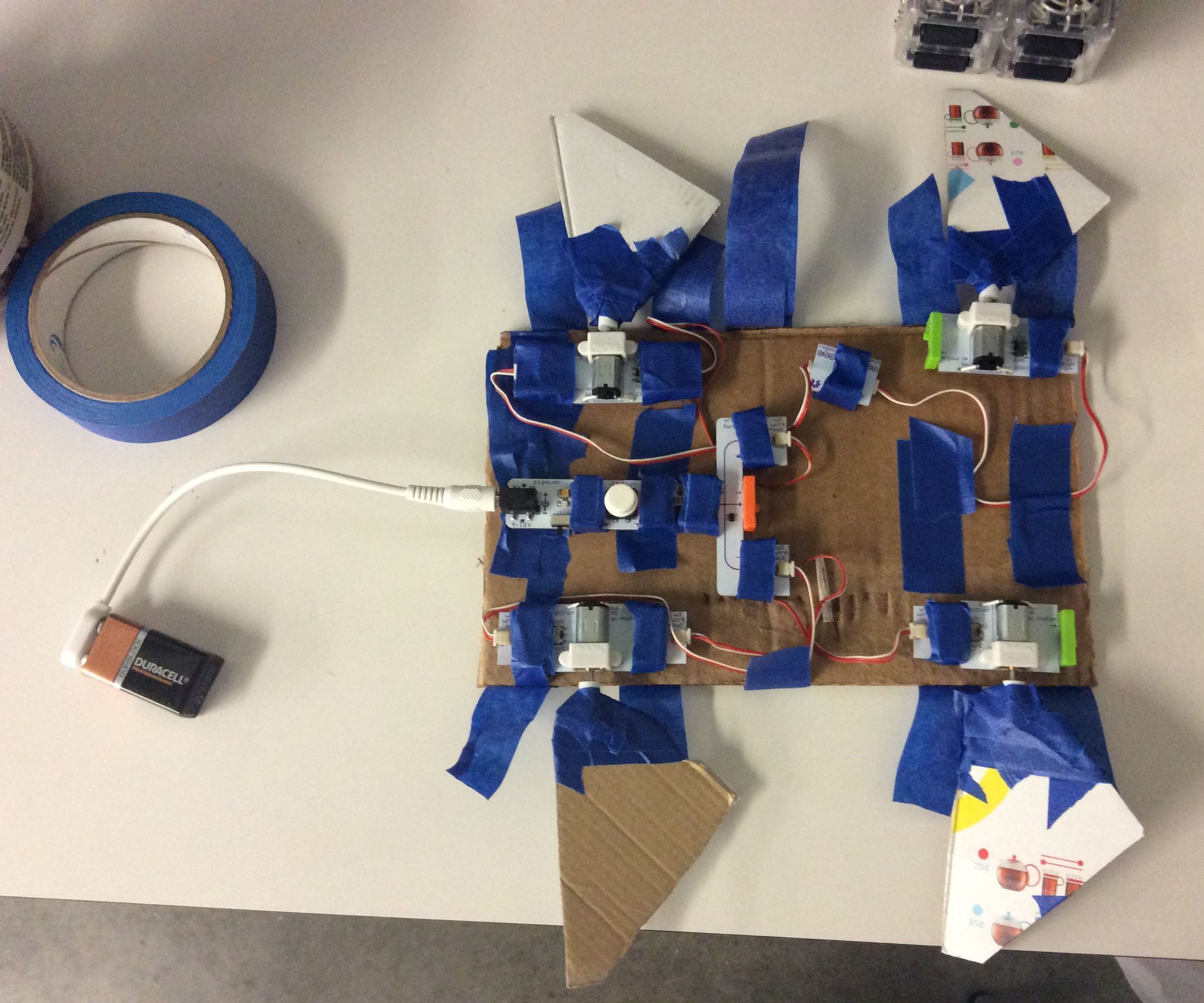 Cardboard Robot Turtle