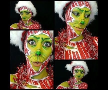 Unwrapping the Grinch! Body Paint