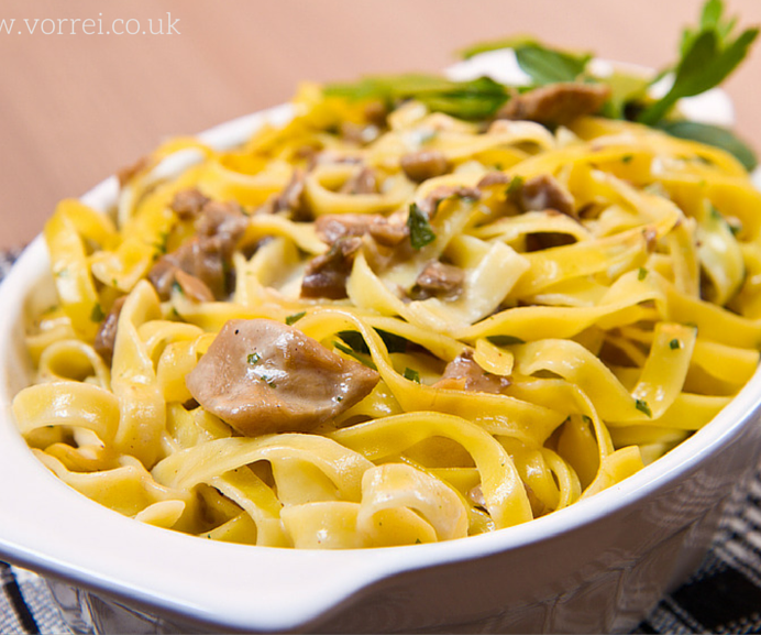 Fettuccine With Porcini Mushroom and White Wine Instructables