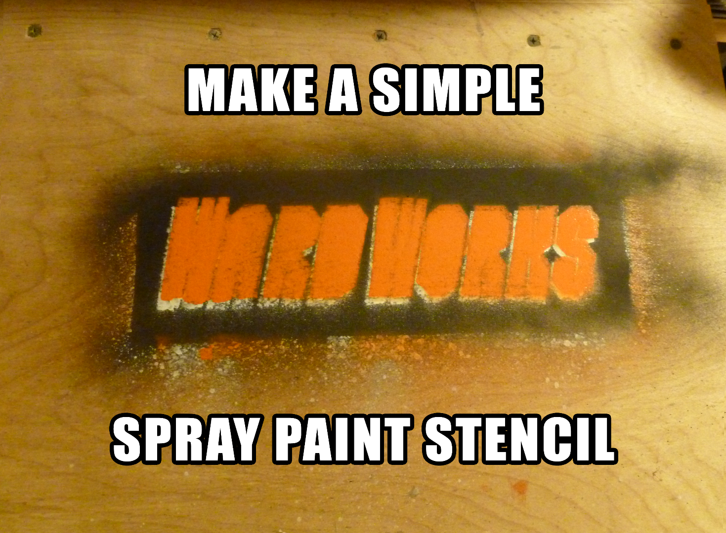 Simple Spray Paint Stencil (with Pictures) Instructables