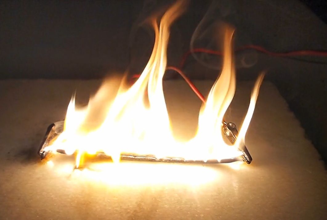 Pencil Incinerated With Electricity