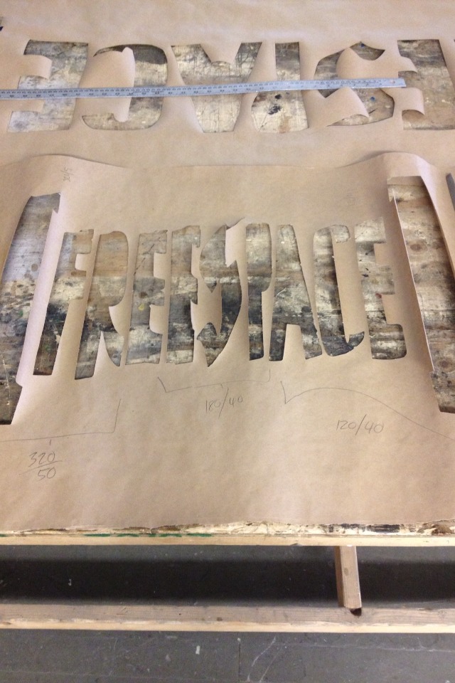 Stencil Making On a Vinyl Cutter at Techshop SF