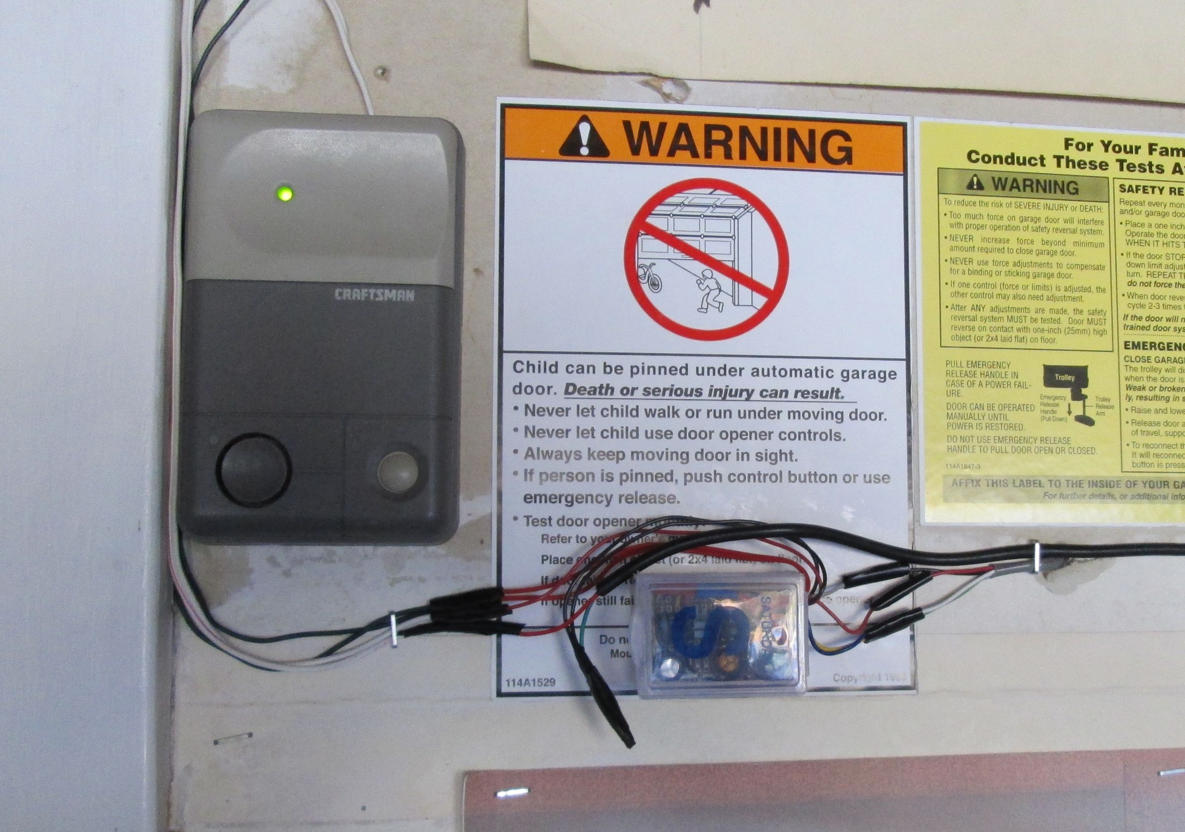 Smart Garage Door Open Indicator 3 Steps Instructables