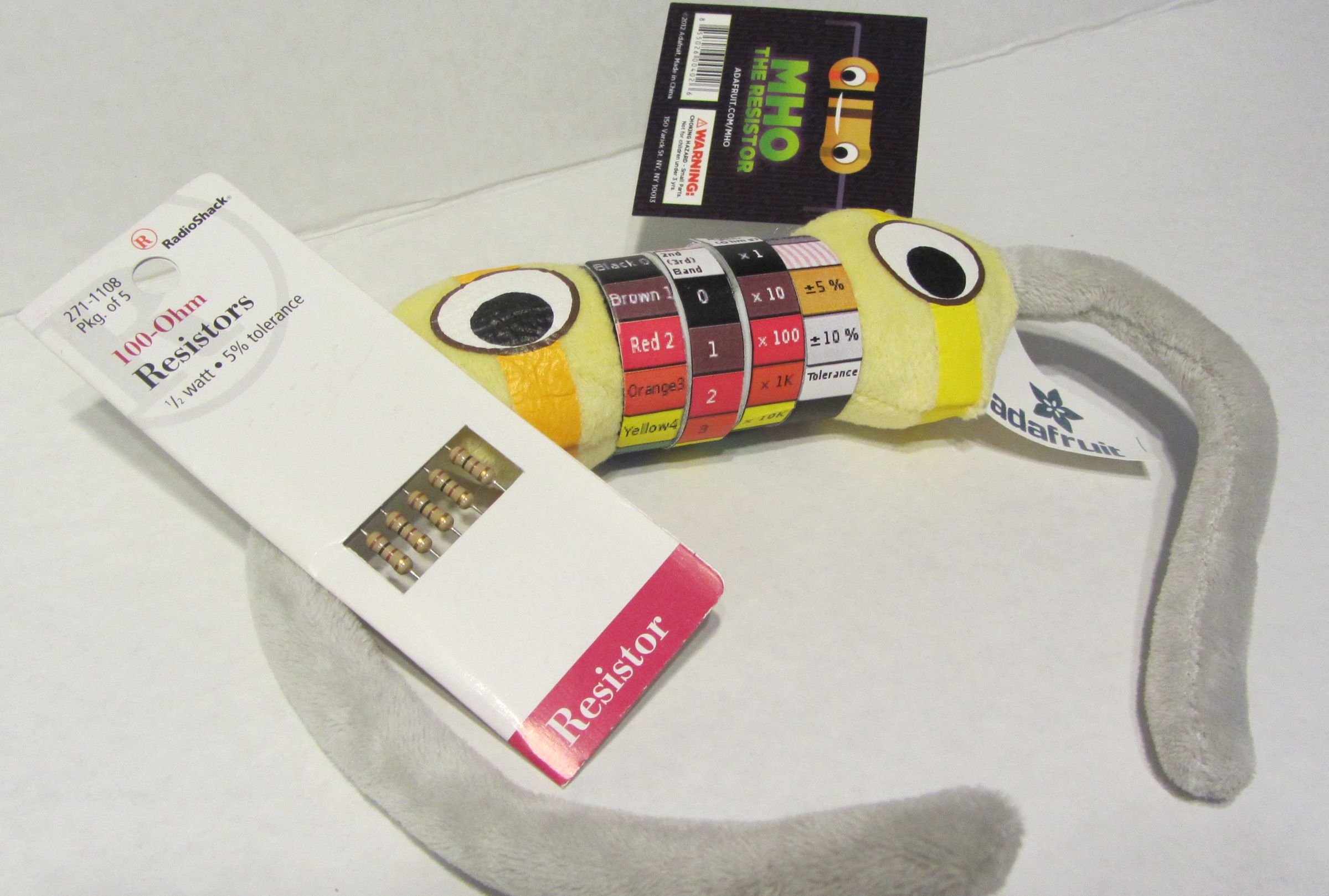 Mho Better Resistor Value Decoder Plushie