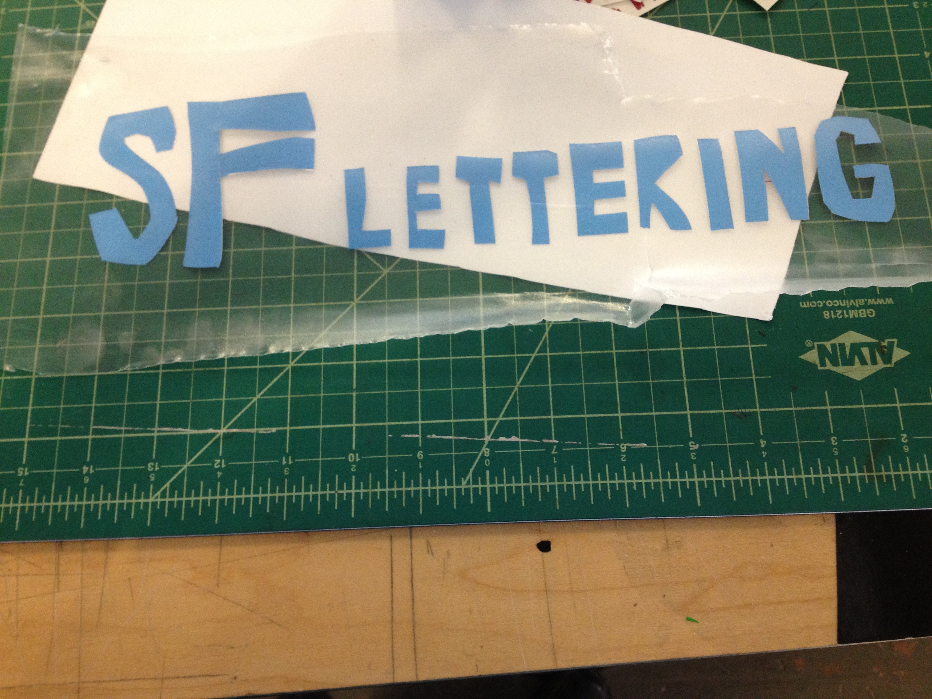 Hand Cut Vinyl Made Into a Vinyl Decal