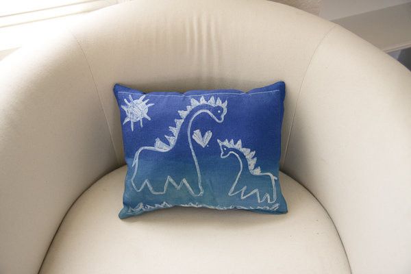 Printed Dry-Erase-Doodle Pillow