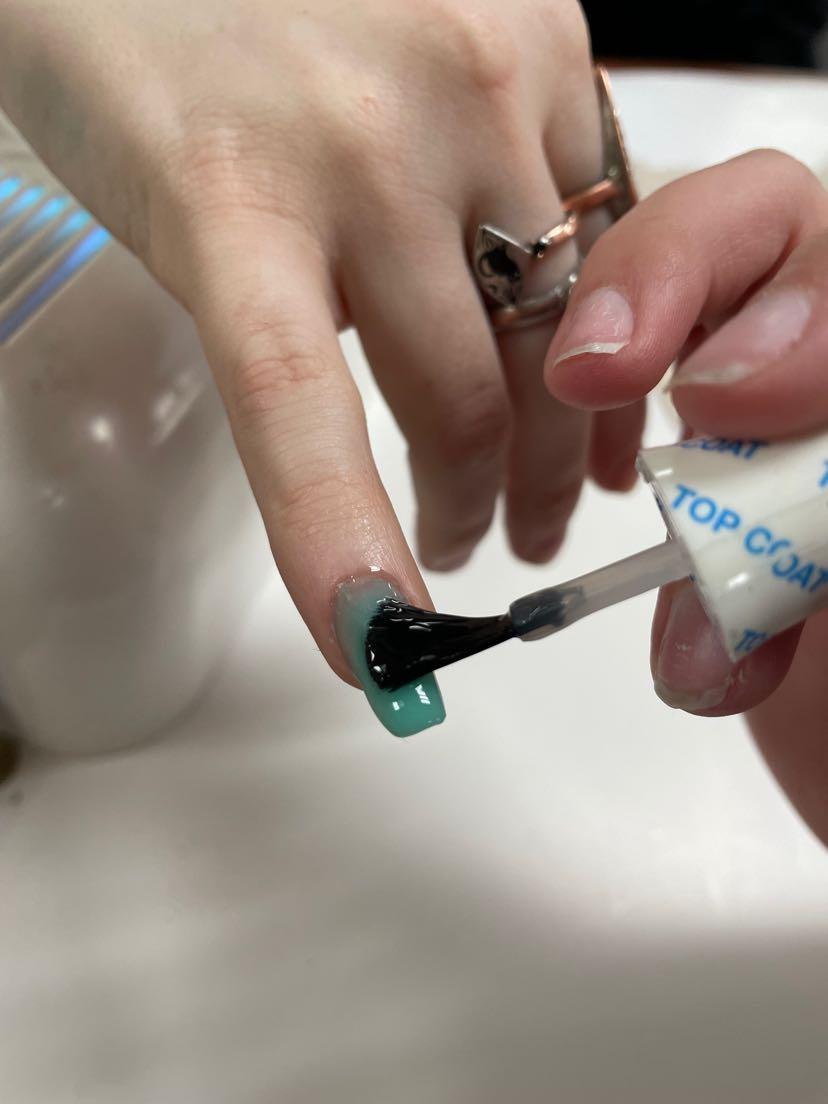 Add Top Coat for Nail Protection