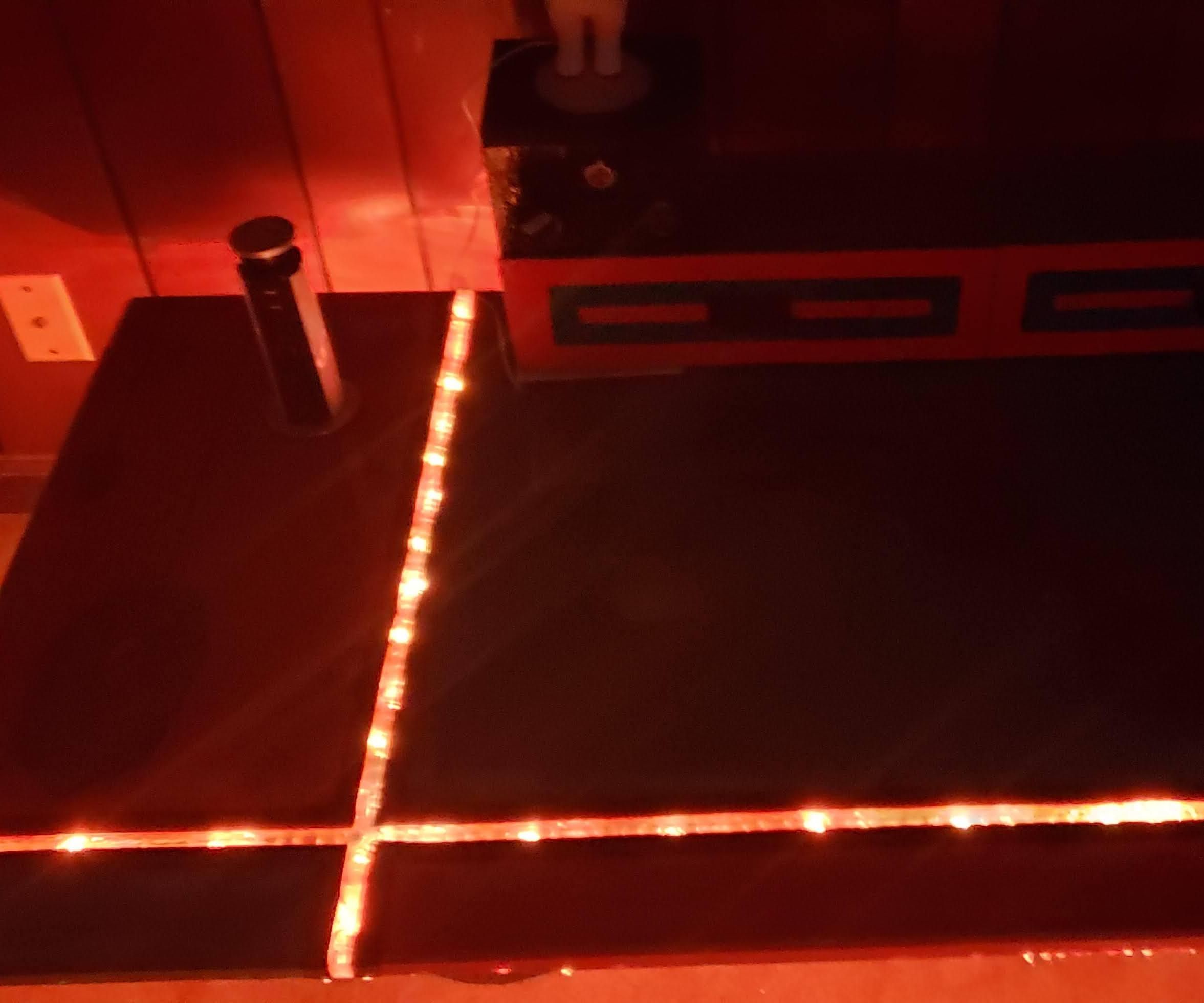 LED Glowing Gaming Desk Top