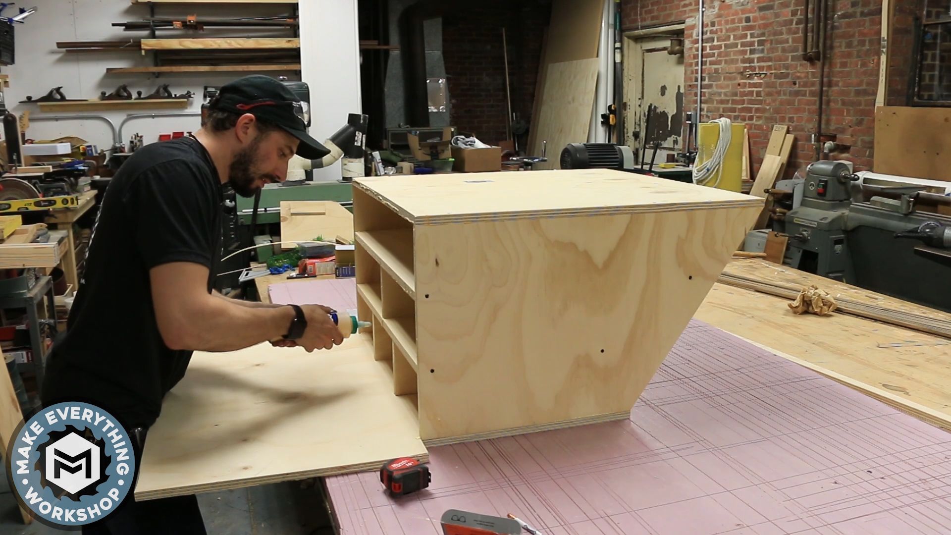 Scrap Cart From a Single Plywood Sheet (w/ Plans!) : 10 Steps (with ...