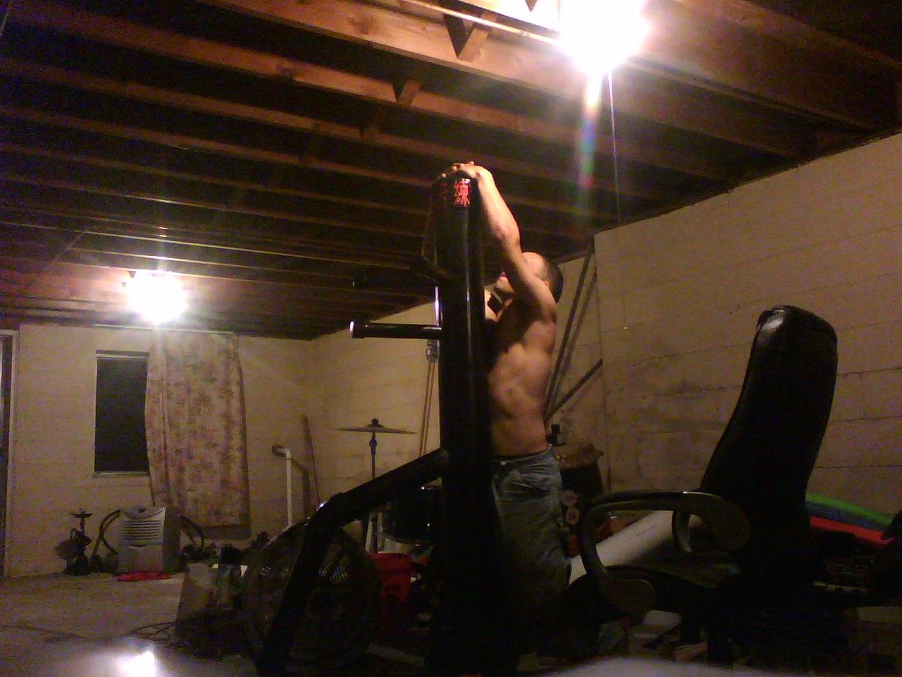 How to make a 200 lb. fully rotating Wing Chun Dummy - PVC and Concrete version