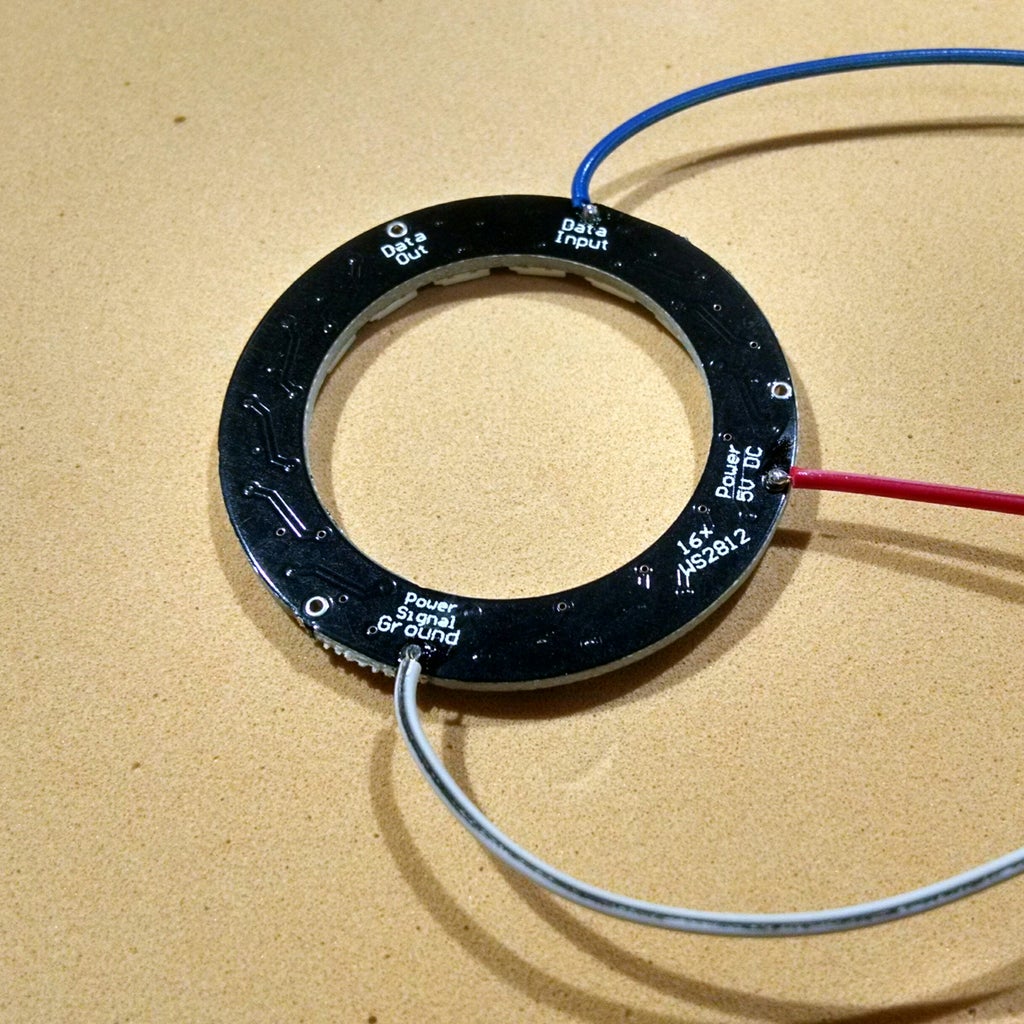 Preparing the NeoPixel Ring