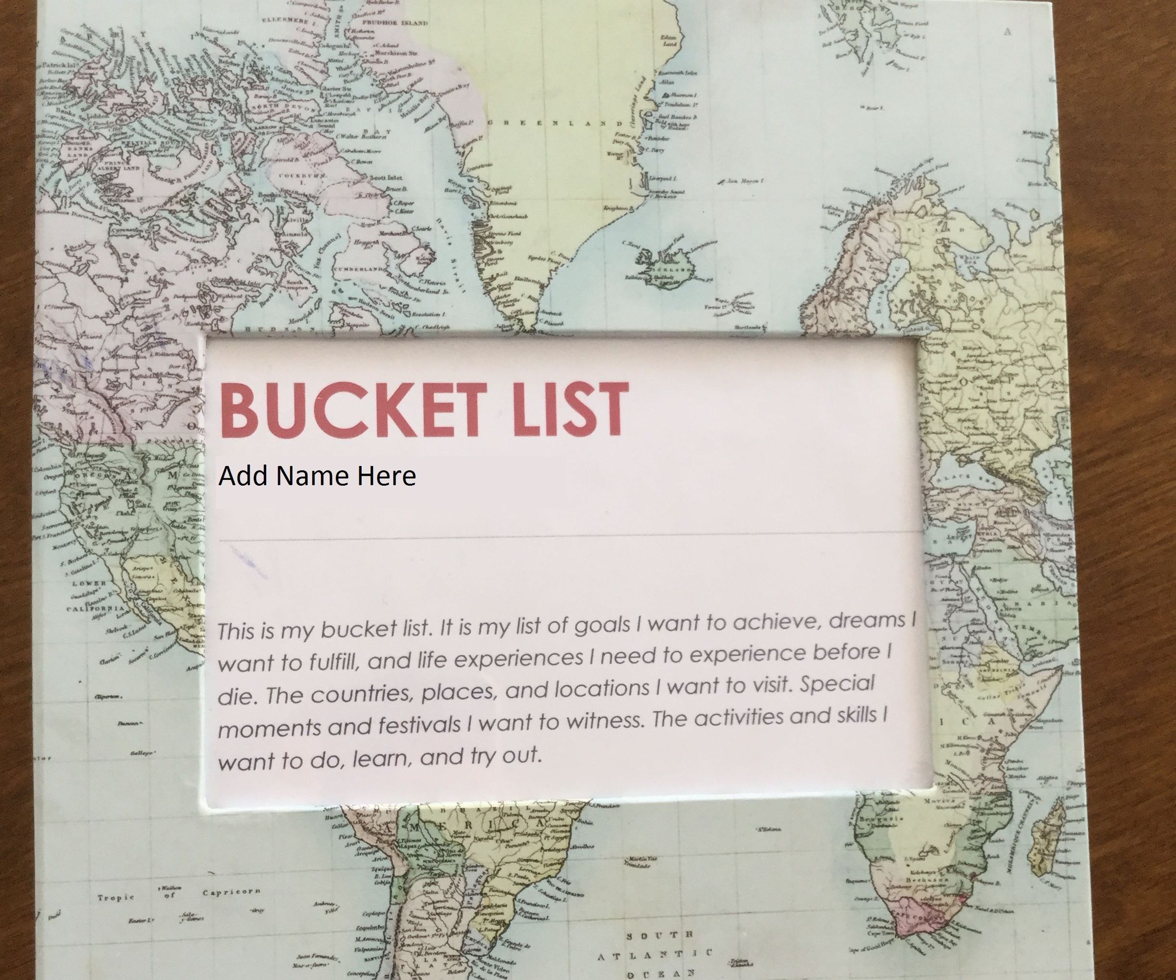 Bucket List Memories