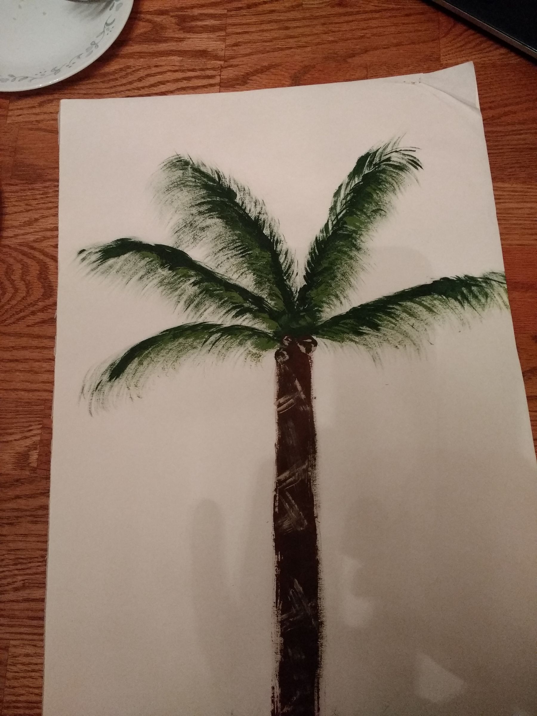 How to Paint a Palm Tree 10 Steps Instructables