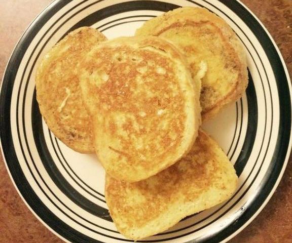 Strawberry Banana Stuffed French Toast