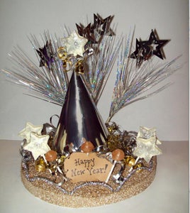 New Year’s Craft: Edible Dum Dums Table Centerpiece