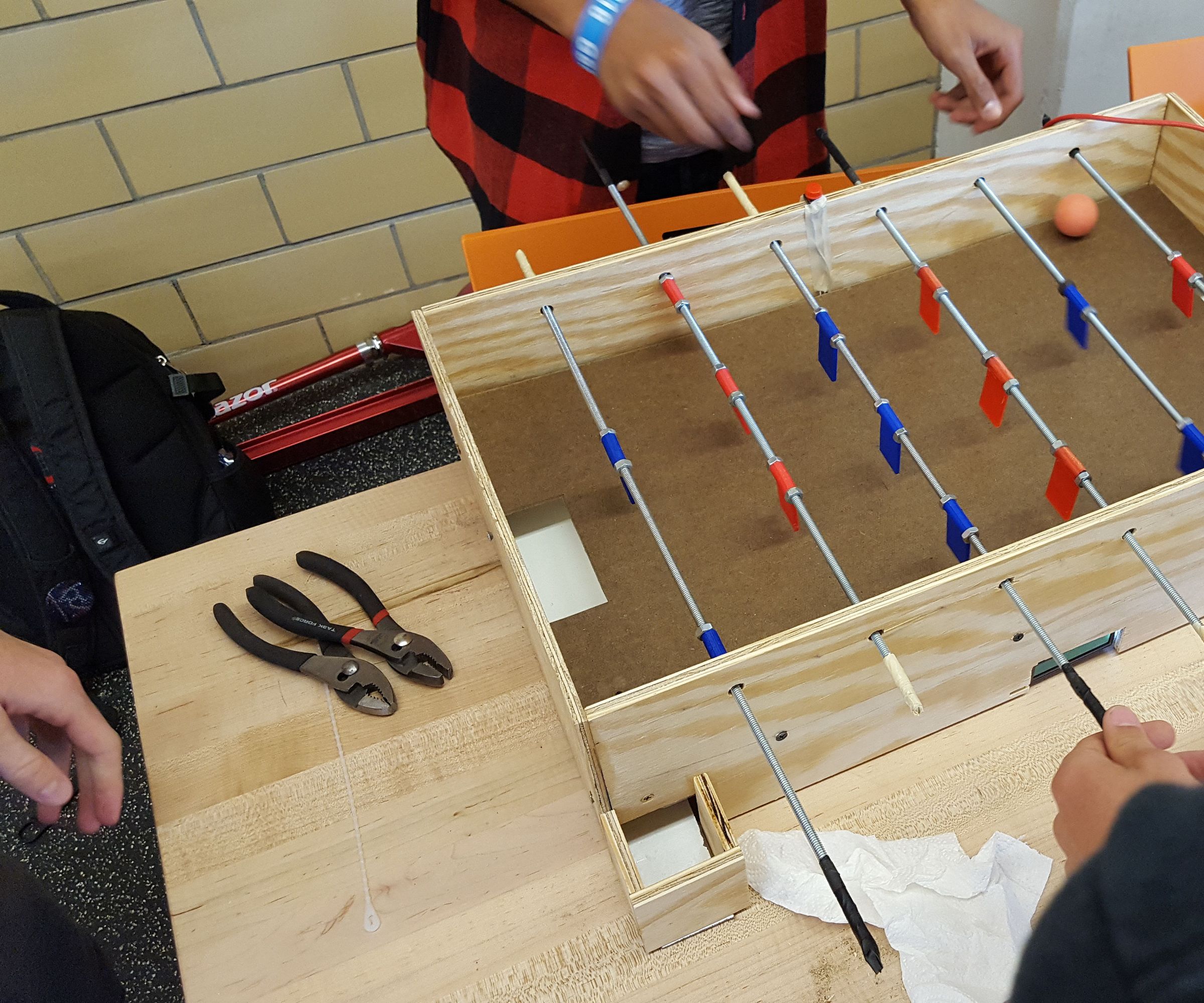 Electric Foosball Table