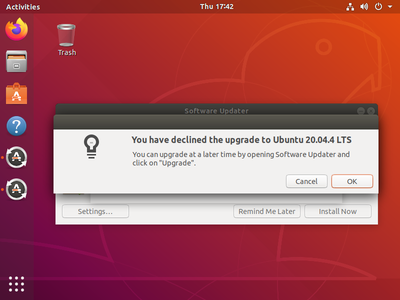 Creation of a "Ubuntu 18.04" VM