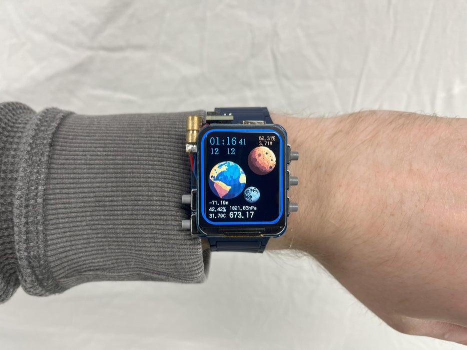 ESP32-Based Wireless Smartwatch | LiDAR Distance Sensor and WiFi Scanning | Gateway