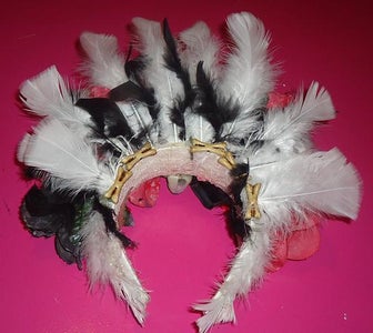 Skull and Dead Flower Headdress