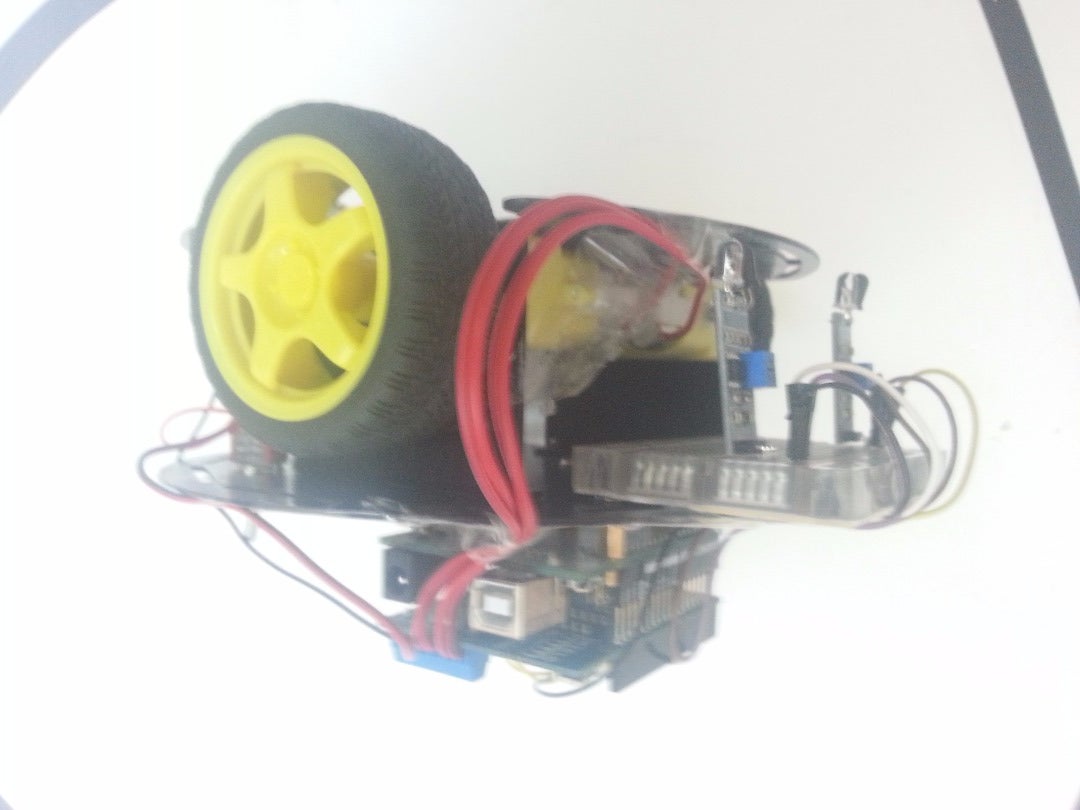 [arduino Motor Shield]  Line Following Robot (FC-51)