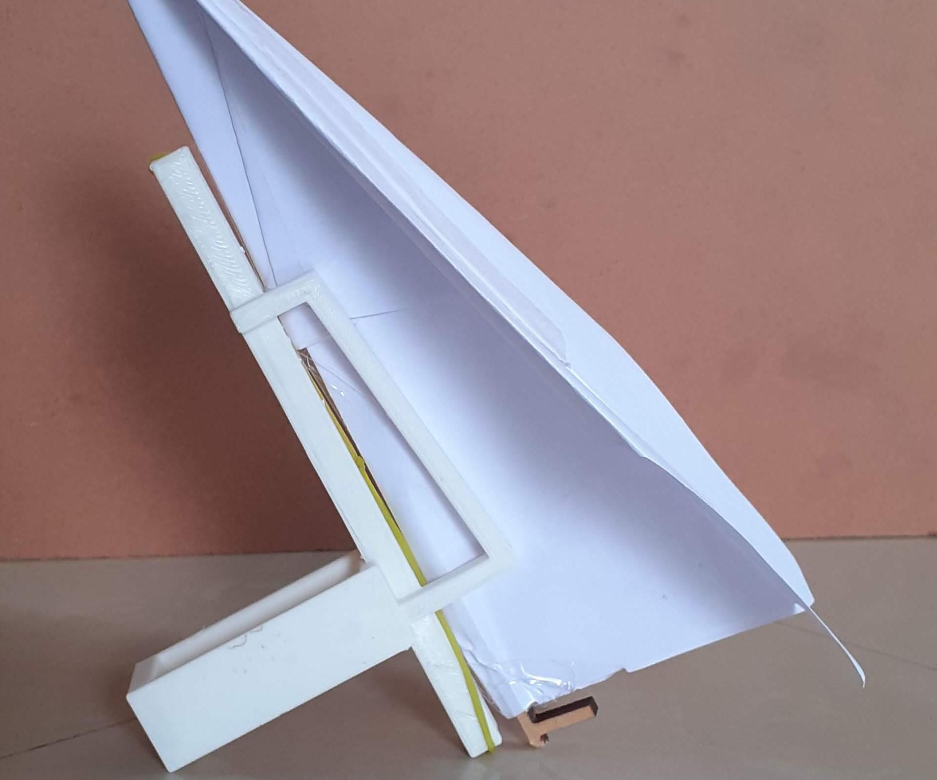 Paper Plane Shooter Design in Tinkercad
