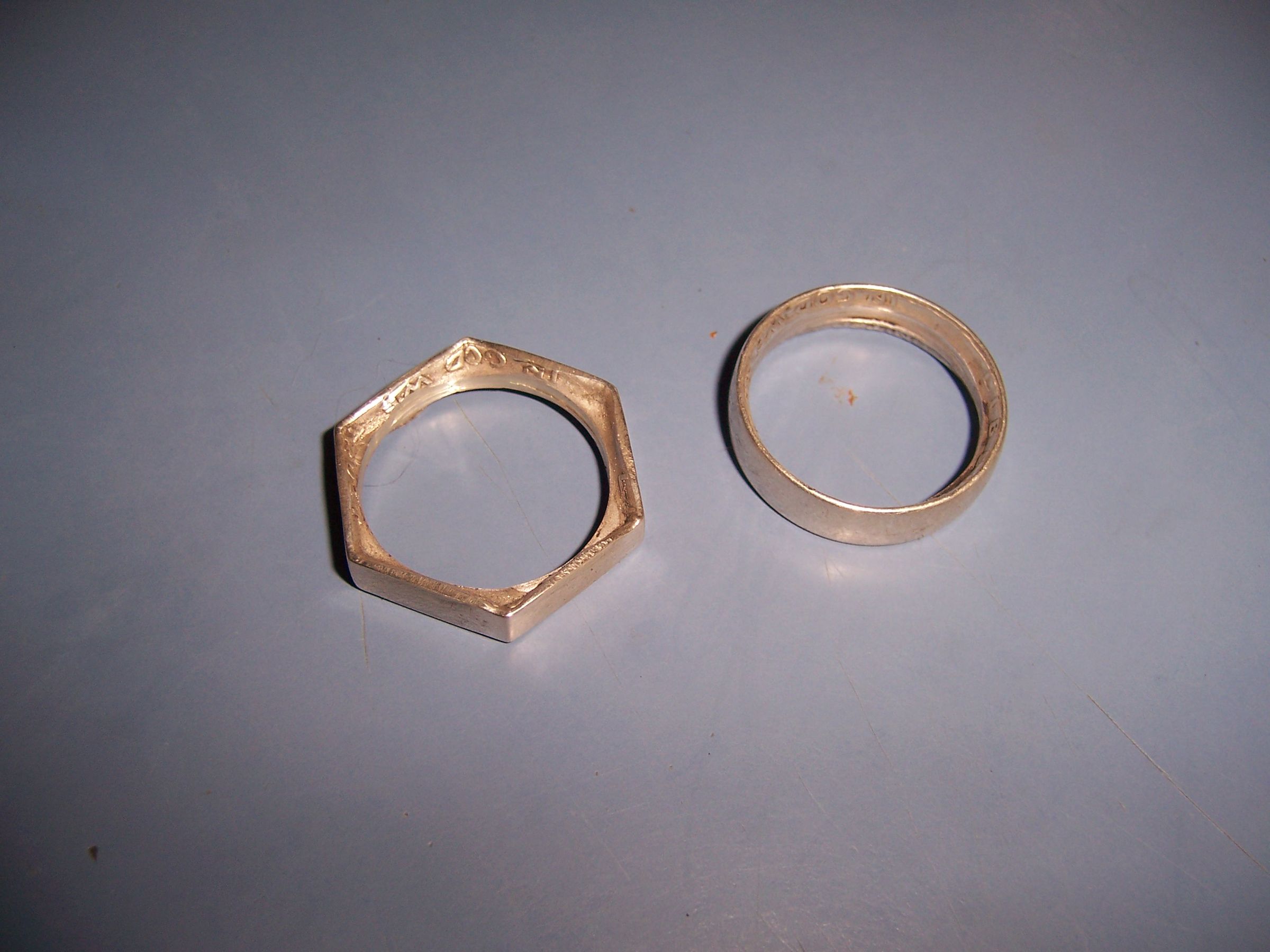 Hex Coin Ring