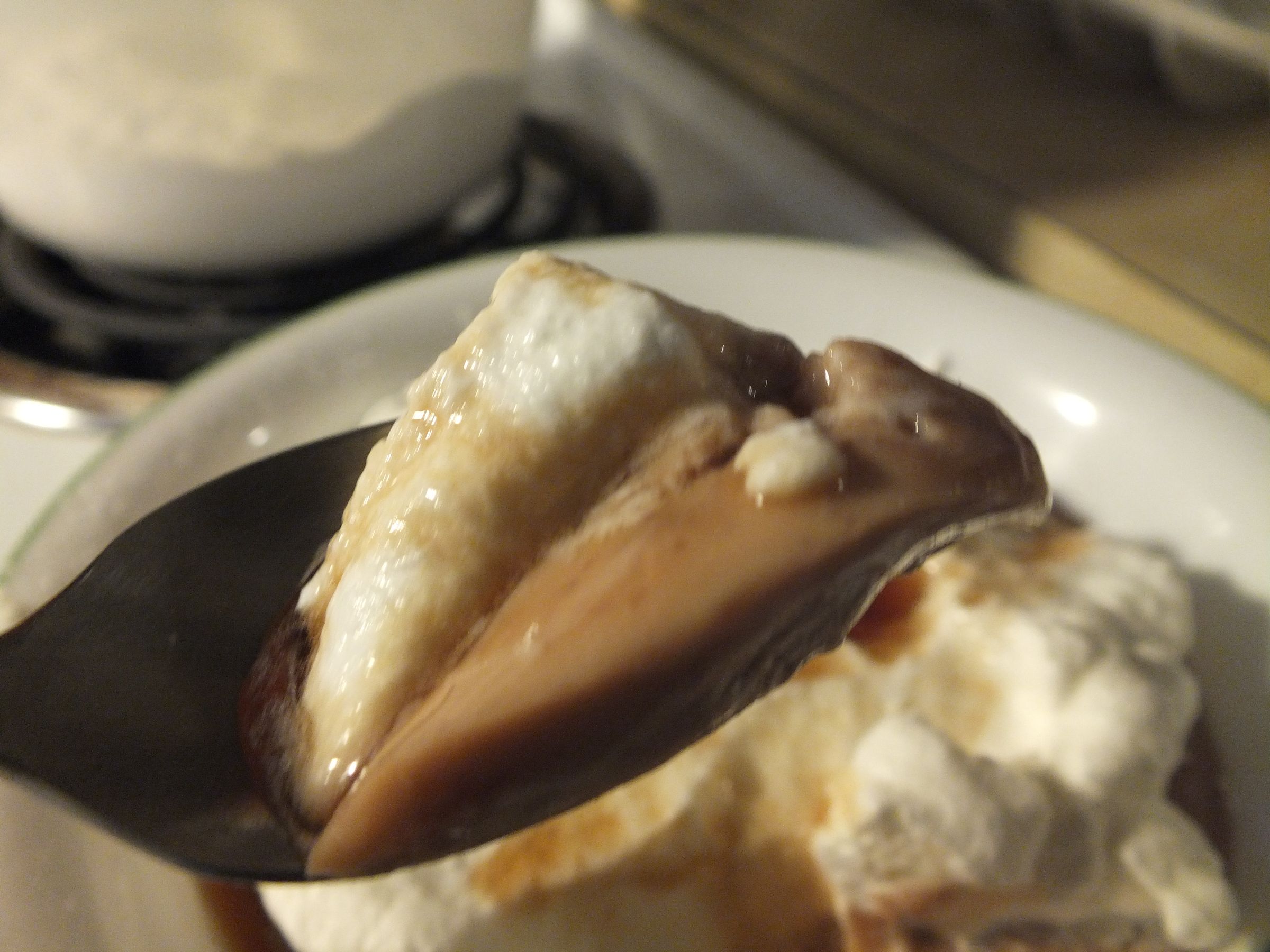 Malted White Russian Pudding