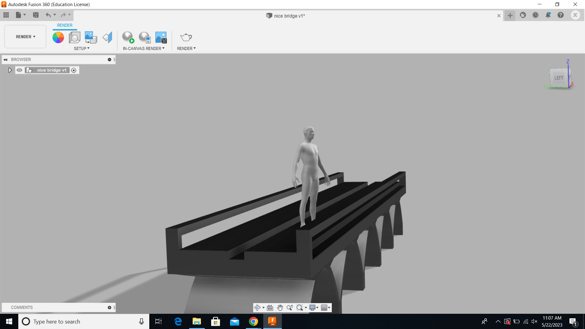 Moving Walkway Bridge Concept