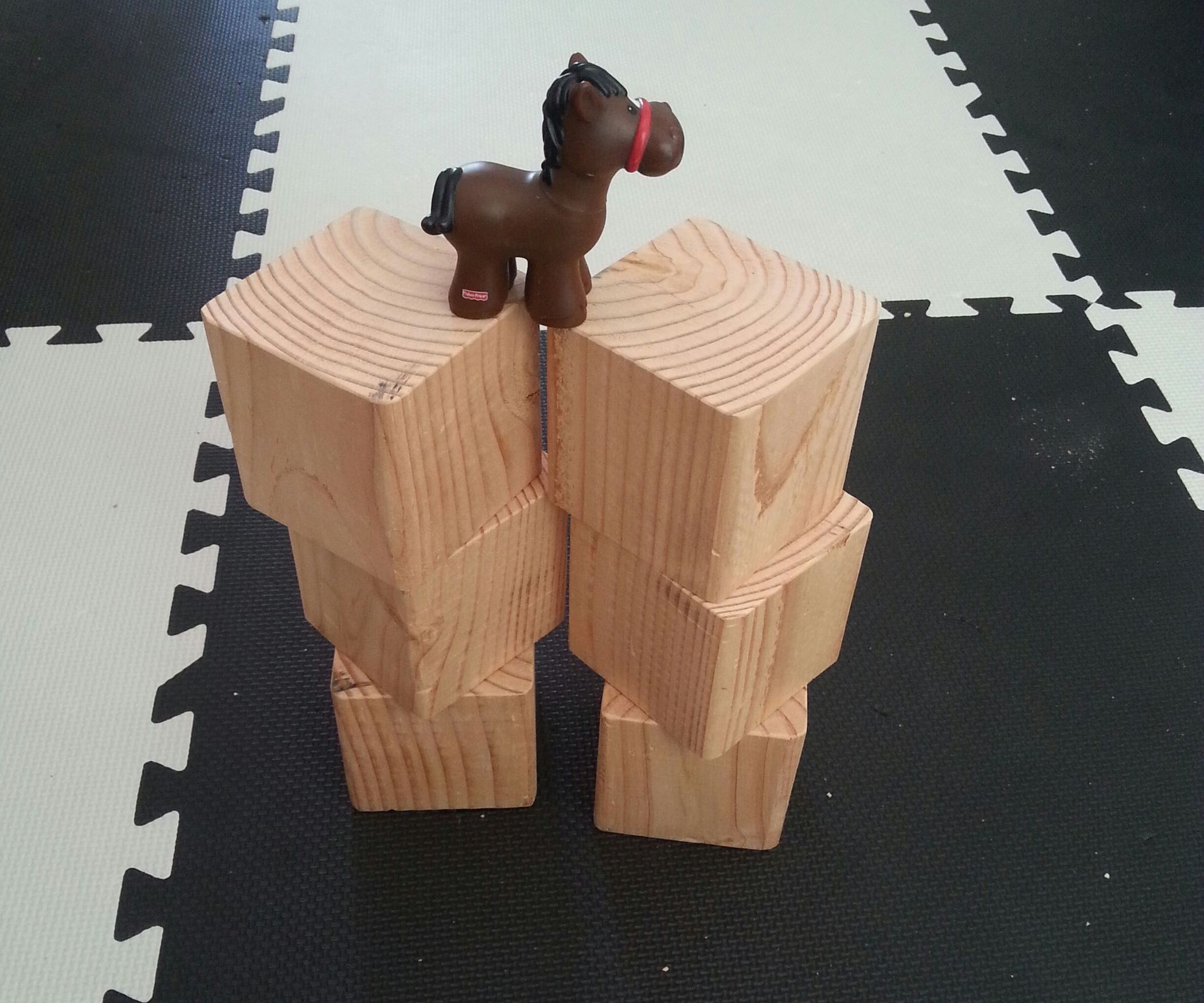 large wooden blocks