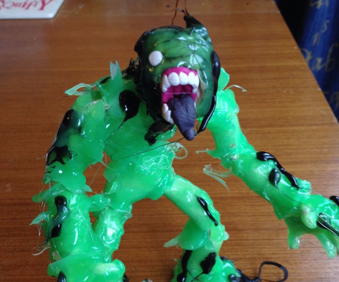 DIY Slime Monster Toy