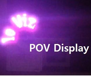 POV (Persistence of Vision) Display With IRled