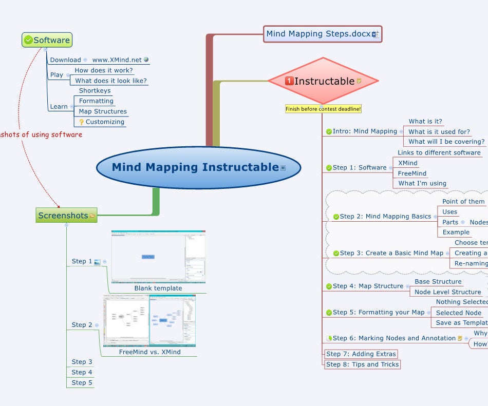 Mind Mapping Software for Visual Organization : 8 Steps (with Pictures ...