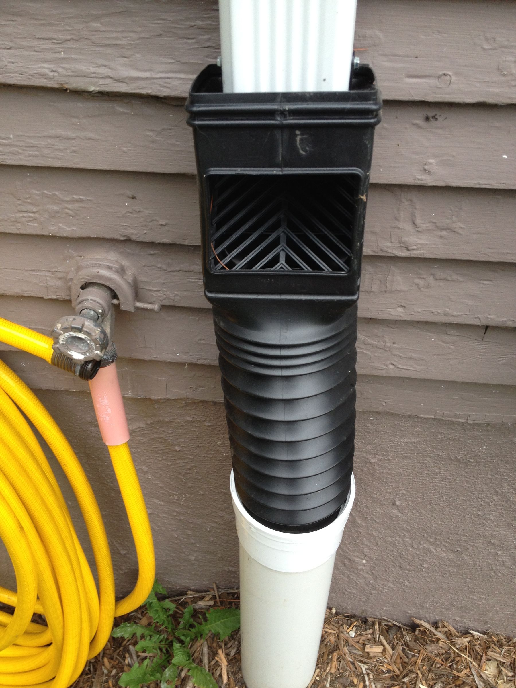 Bury Your Gutter Downspouts 7 Steps (with Pictures) Instructables