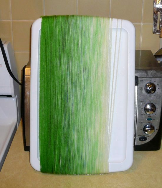 Shaded Yarn Skein - Dyed With Kool-Aid