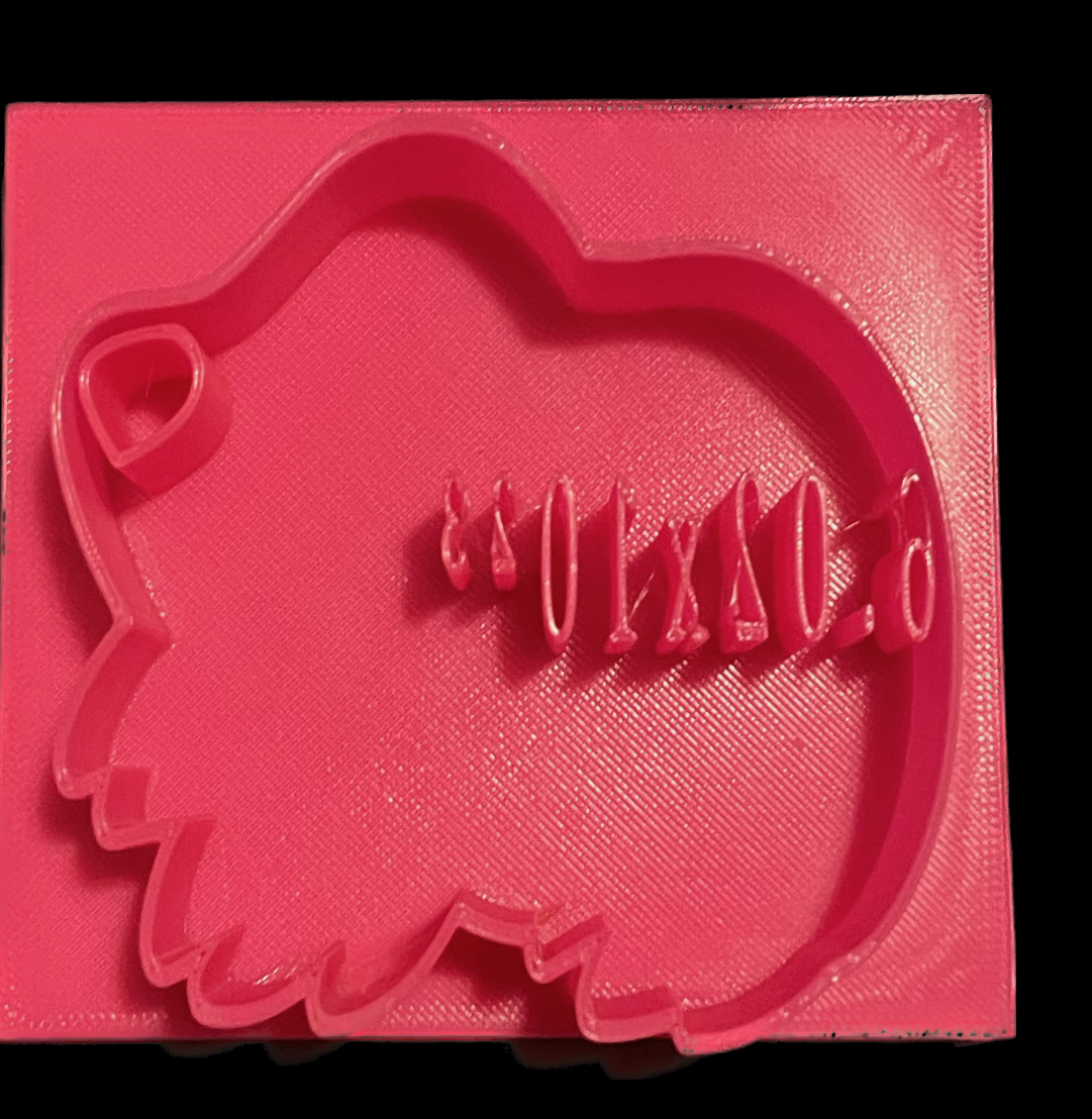 Mole Cookie Cutter 6.02x10^23