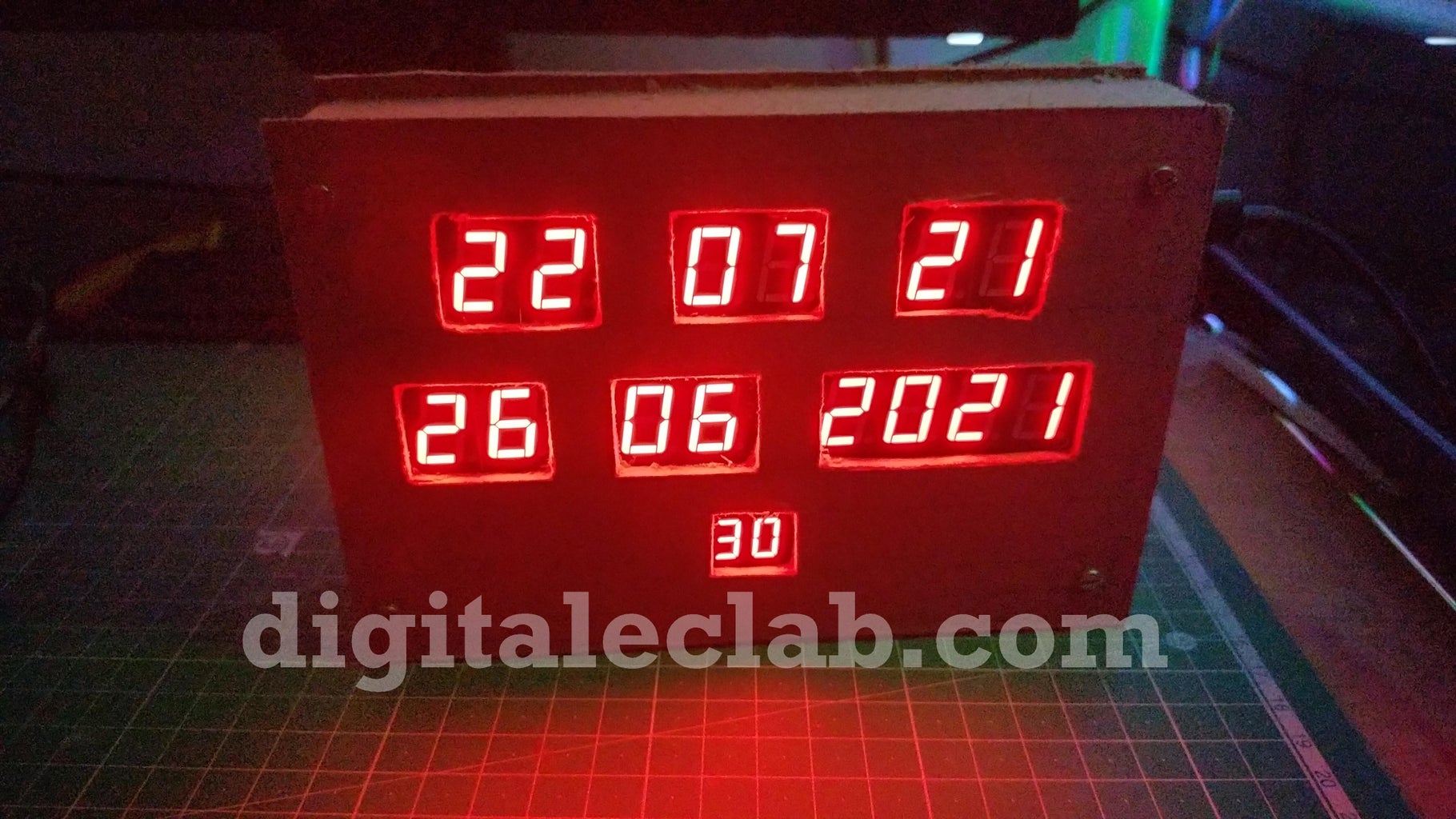Arduino Digital Clock Using 7 Segment Display : 4 Steps - Instructables
