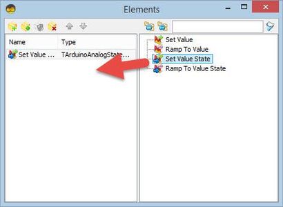 In Visuino Set Components