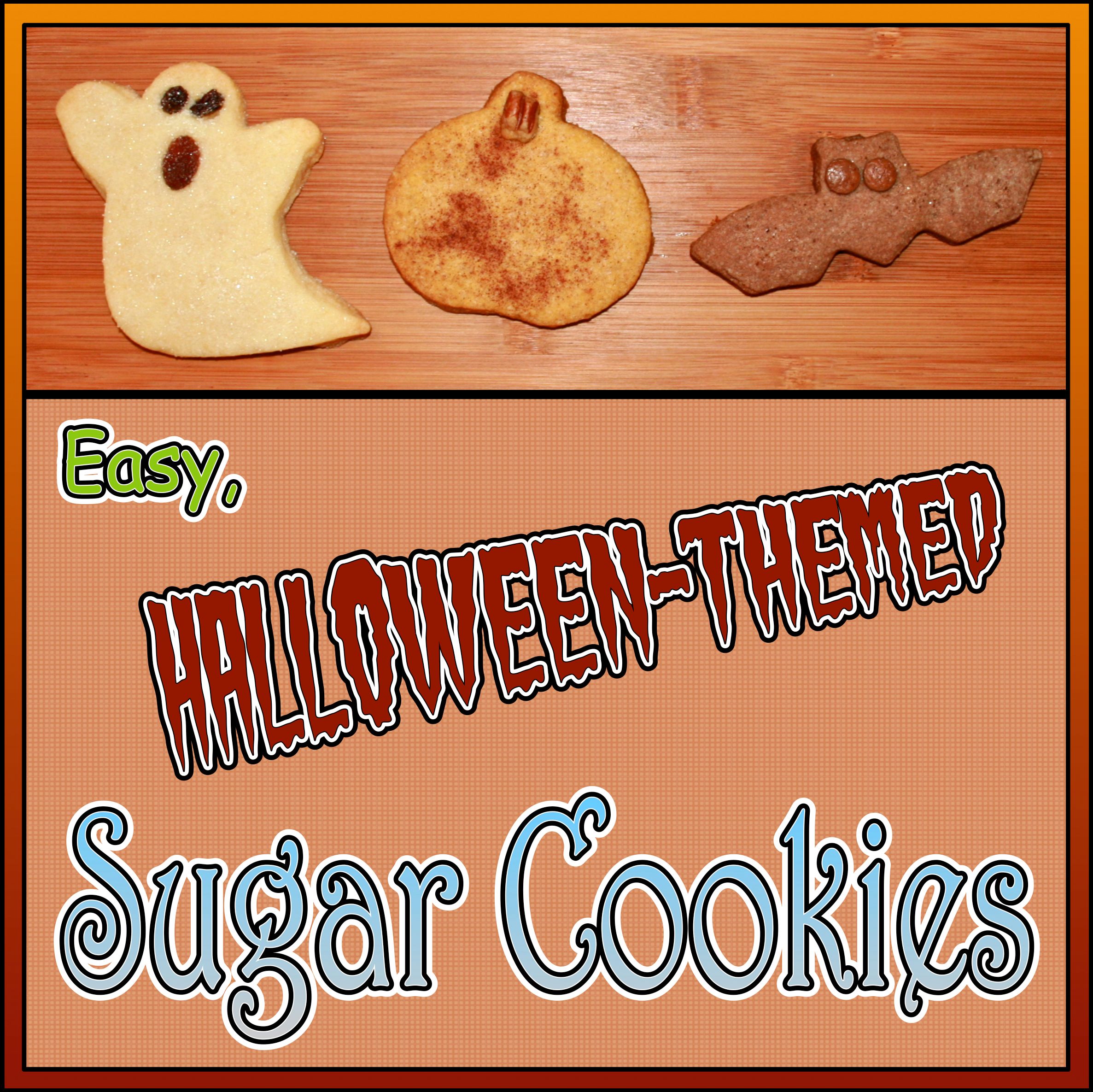 Easy Halloween-Themed Sugar Cookies