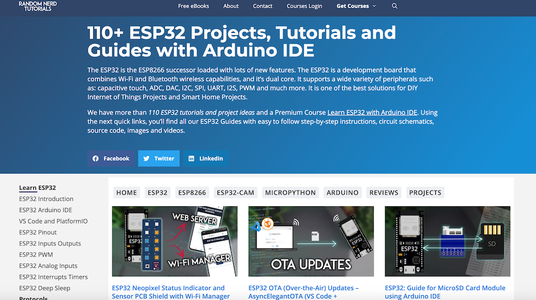 Getting Started ESP32 With 110+ IoT Projects | ESP32 IoT Starter Kit ...