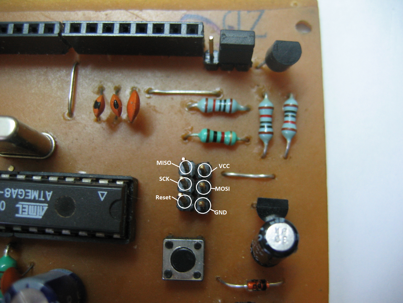 Programing the ATmega8 Or(168)