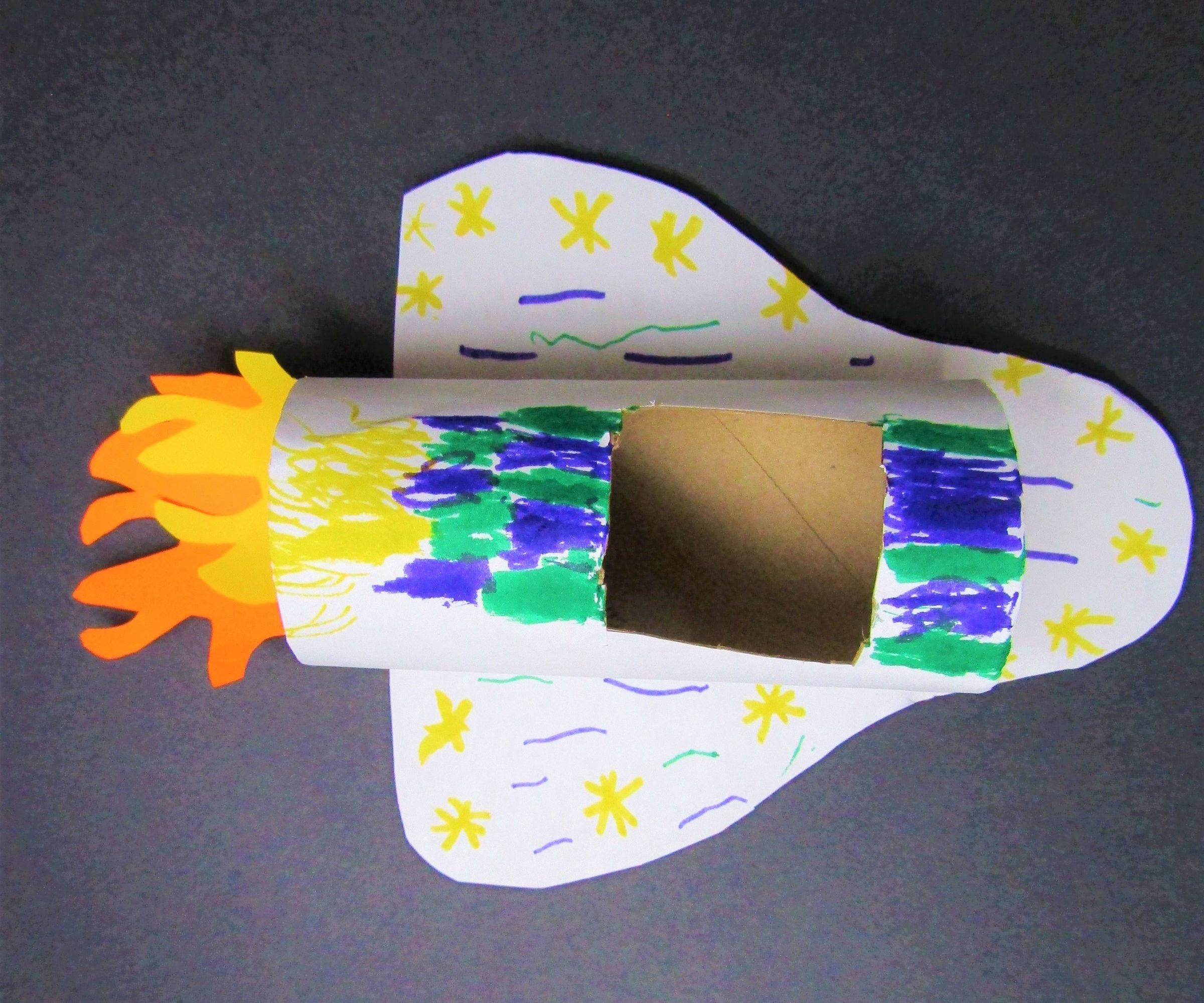 Rocket Ship for Action Figures