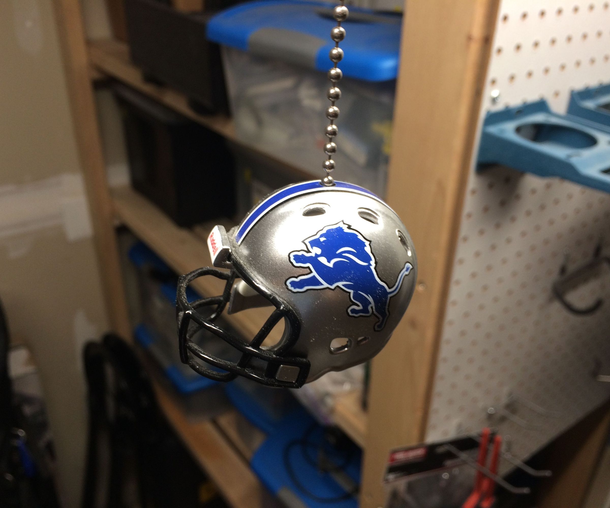 Mini-Helmet Fan or Light Pull