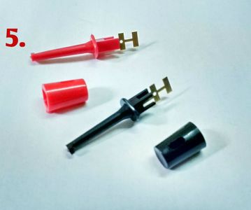 Prepare Multimeter Probes and IC Hook Test Clips
