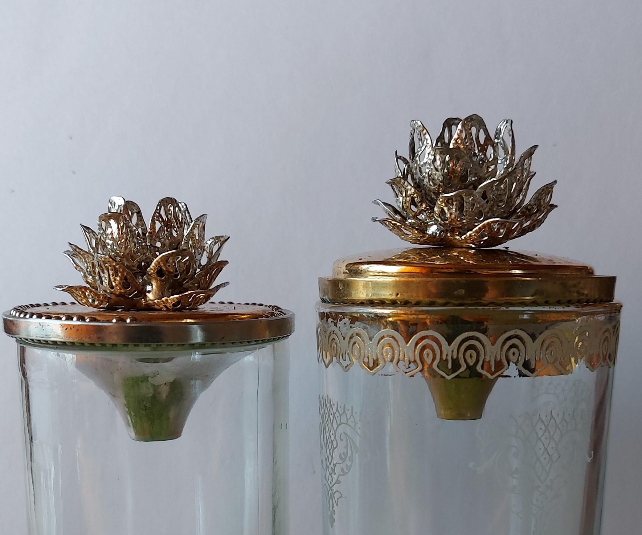 Metal Lace Lotus Flower for Backflow Incense Holder