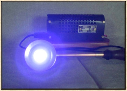 Steampunked  Detector for Fluorescent Seals and Hallmarks