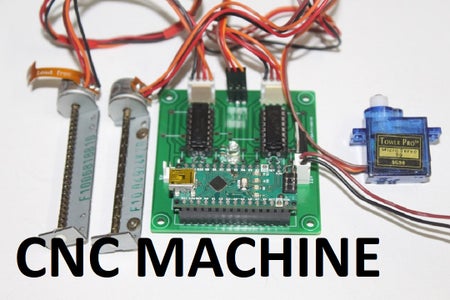 CNC Machine Using Arduino Nano and DVD Drive Stepper Motor : 8 Steps ...