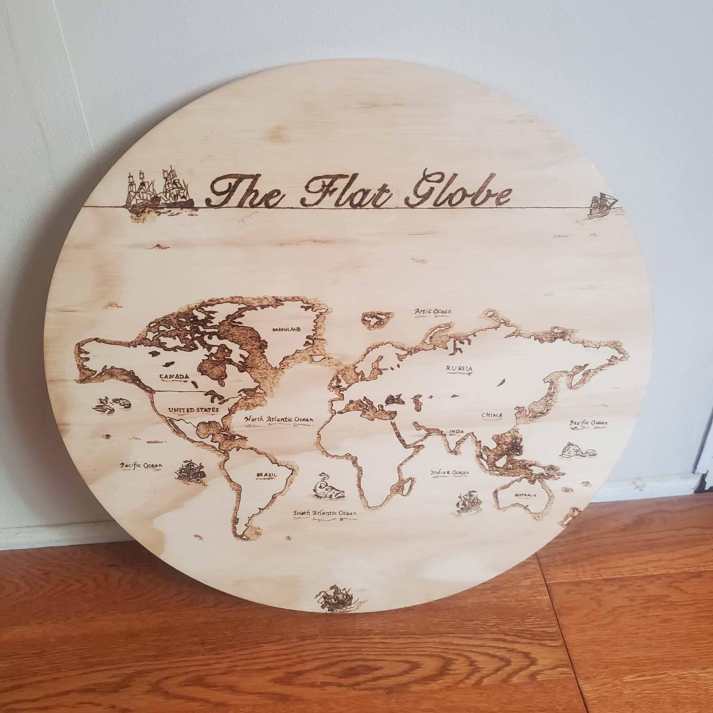 How to Use Pyrography Machine to Burn Map Onto Wood : 5 Steps (with ...