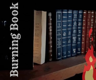 how to make flash video presentation Make Your Own Burning Book Night Light!