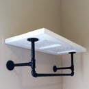 DIY Shelf From Reclaimed Door